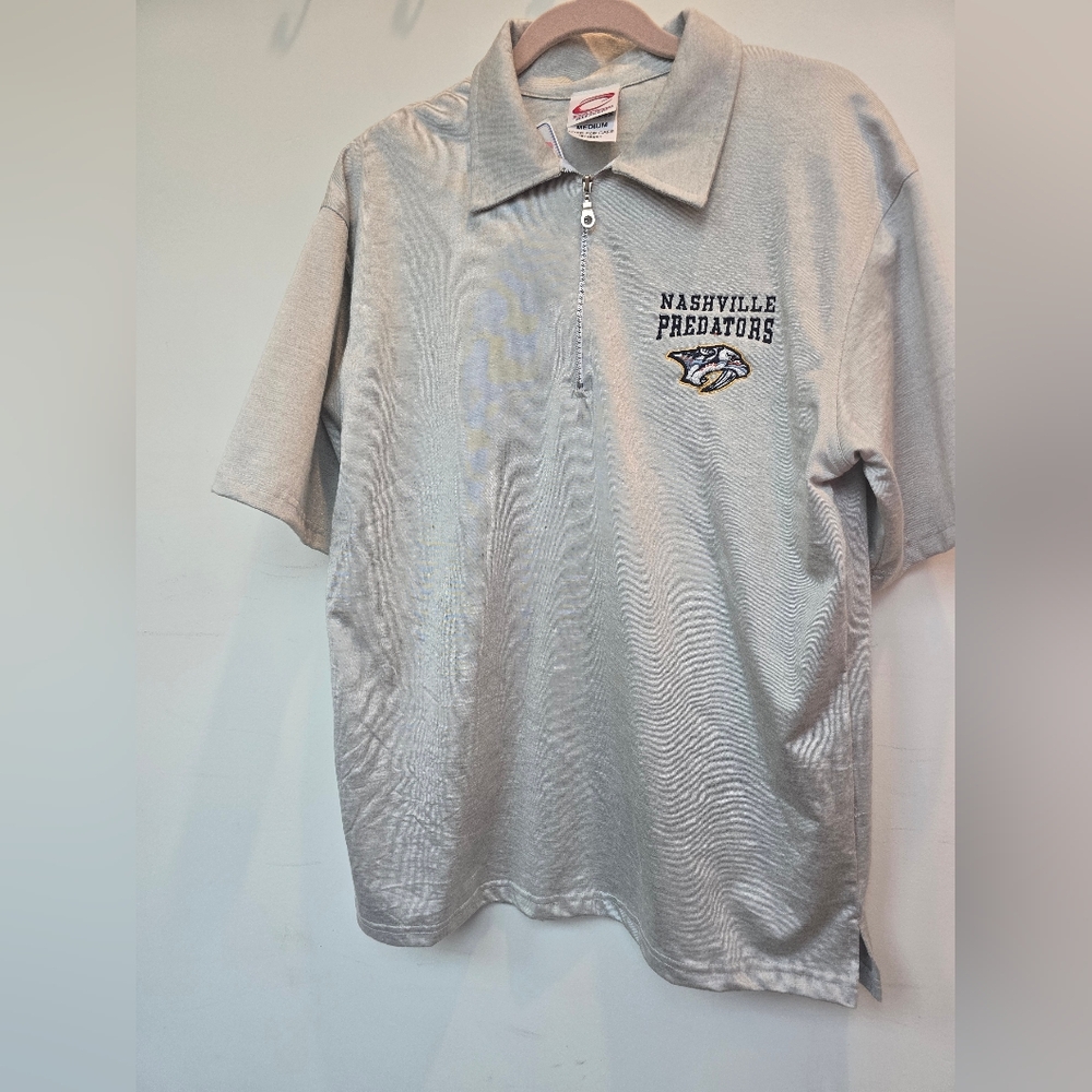 Nashville Predators Gray Polo Shirt
